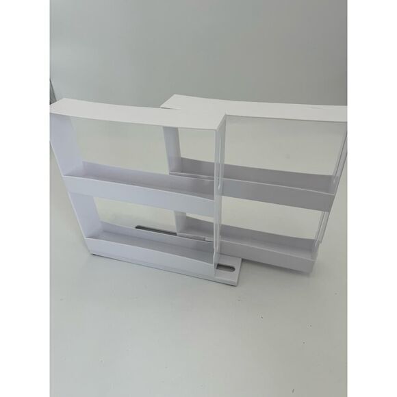 Multi-Function Spice Storage Rack Spice Organizer Tray Rotating Spice Jar Shelf - Picture 1 of 7
